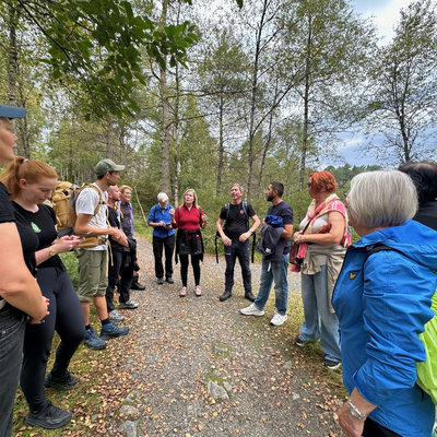Vandring Sandviken Munkebotn Eidsvåg Foto Berit Vik